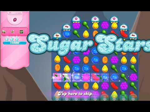 Candy Crush Saga Level 12400 (Sugar stars, No boosters)