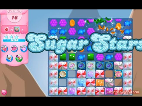 Candy Crush Saga Level 11796 (24 moves, Sugar stars, No boosters)