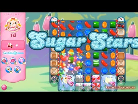 Candy Crush Saga Level 13518 (Sugar stars, No boosters)