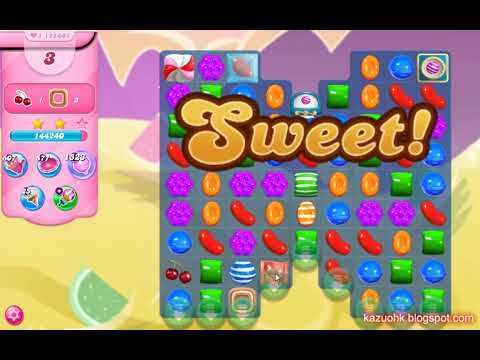 Candy Crush Saga Level 11441 (3 stars, No boosters)