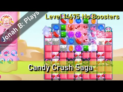 Candy Crush Saga Level 14675 No Boosters