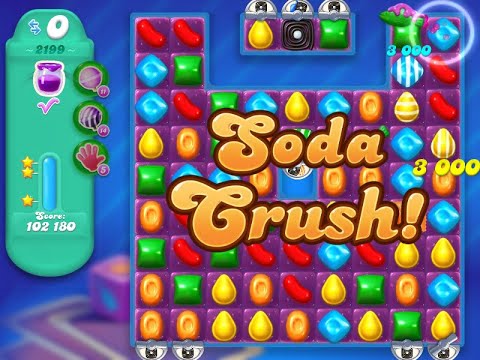 Candy Crush Soda Saga Level 2199 (3 stars, NO boosters)