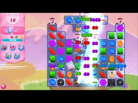 Candy Crush Saga Level 4718 NO BOOSTERS