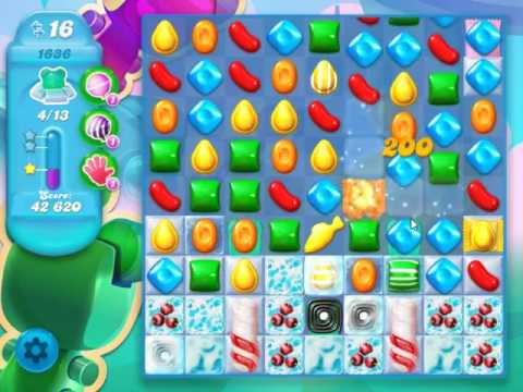 Candy Crush Soda Saga Level 1636 - NO BOOSTERS