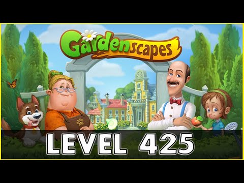 Gardenscapes Level 425 | No Boosters