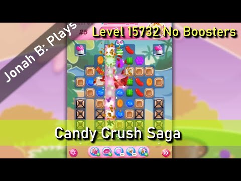 Candy Crush Saga Level 15732 No Boosters