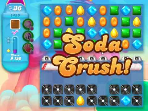 Candy Crush Soda Saga Level 1455 - NO BOOSTERS