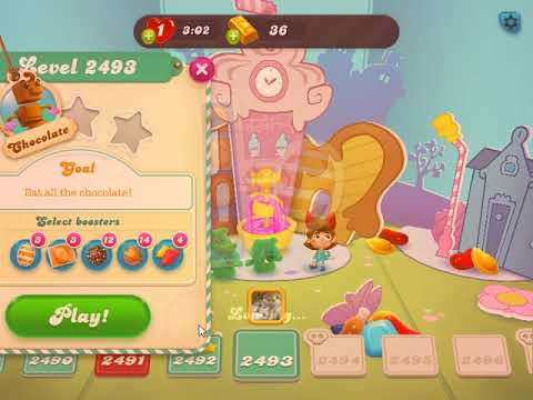 Candy Crush Soda Saga Level 2493 (3 stars, NO booster)