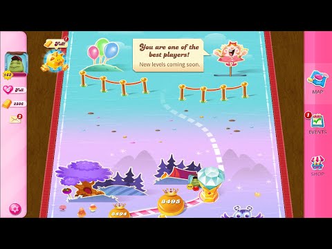 Candy Crush Saga LAST Level 8495 NO BOOSTERS