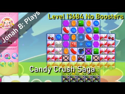 Candy Crush Saga Level 13684 No Boosters