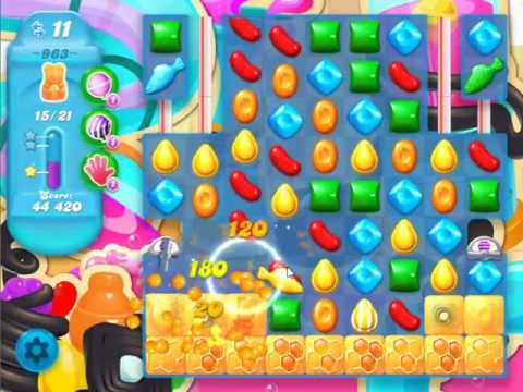 Candy Crush Soda Saga Level 963 - NO BOOSTERS