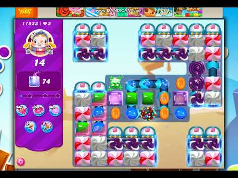 Candy Crush Saga Level 11523 - 20 Moves  NO BOOSTERS