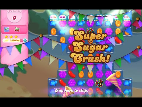 Candy Crush Saga Level 12127 (2nd version, 3 stars, No boosters)