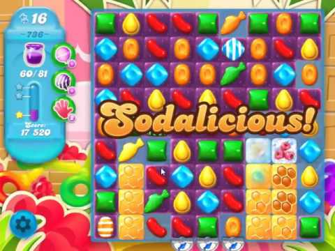 Candy Crush Soda Saga Level 736 - NO BOOSTERS