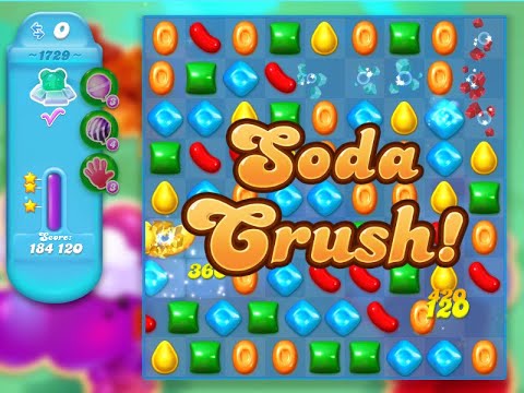 Candy Crush Soda Saga Level 1729 (3 stars, No boosters)