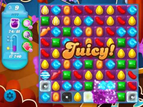 Candy Crush Soda Saga Level 1177 - NO BOOSTERS