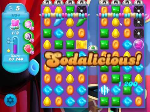 Candy Crush Soda Saga Level 1134 - NO BOOSTERS