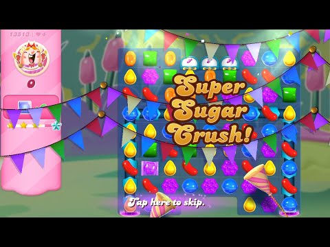 Candy Crush Saga Level 13513 (3 stars, NO boosters)