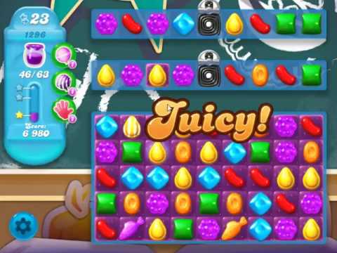 Candy Crush Soda Saga Level 1296 - NO BOOSTERS