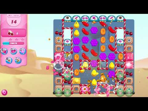 Candy Crush Saga Level 10761 NO BOOSTERS