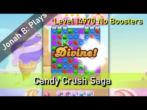 Candy Crush Saga Level 14970 No Boosters