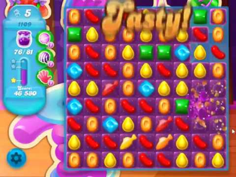 Candy Crush Soda Saga Level 1109 - NO BOOSTERS