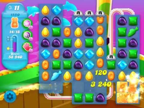 Candy Crush Soda Saga Level 1550 - NO BOOSTERS