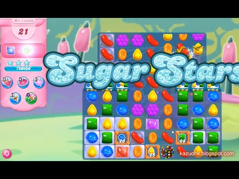 Candy Crush Saga Level 12469 (2nd version, Sugar stars, No boosters)