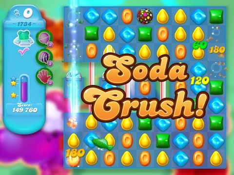 Candy Crush Soda Saga Level 1734 (No boosters)