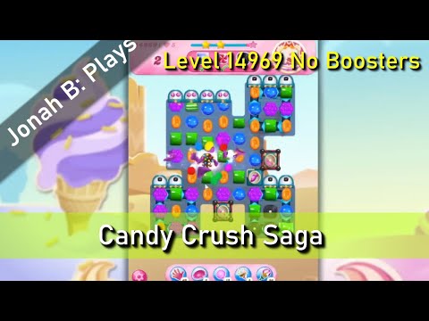 Candy Crush Saga Level 14969 No Boosters