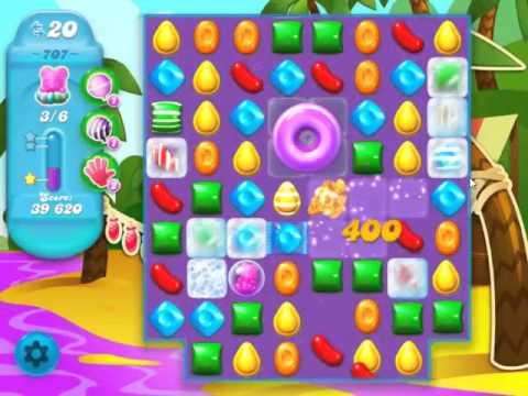 Candy Crush Soda Saga Level 707 - NO BOOSTERS