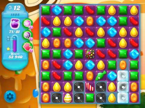 Candy Crush Soda Saga Level 1525 - NO BOOSTERS