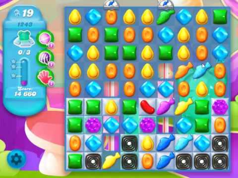 Candy Crush Soda Saga Level 1243 - NO BOOSTERS