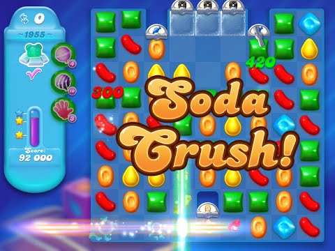 Candy Crush Soda Saga Level 1955 (3 stars, NO boosters)