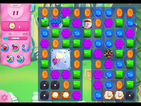 Candy Crush Saga Level 2947 NO BOOSTERS