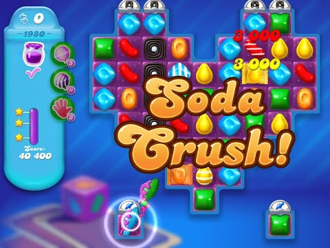 Candy Crush Soda Saga Level 1980 (3 stars, NO boosters)