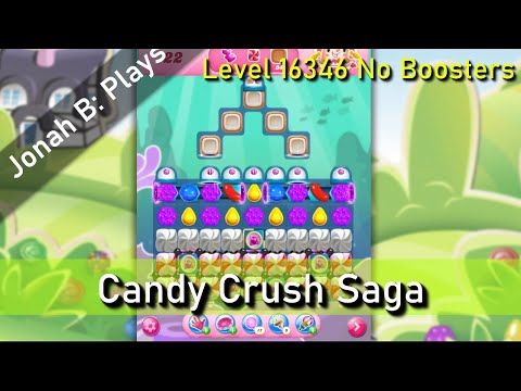 Candy Crush Saga Level 16346 No Boosters
