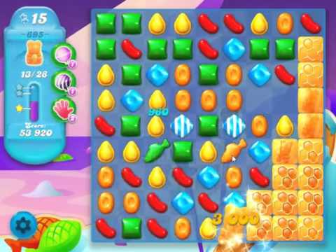 Candy Crush Soda Saga Level 695 - NO BOOSTERS