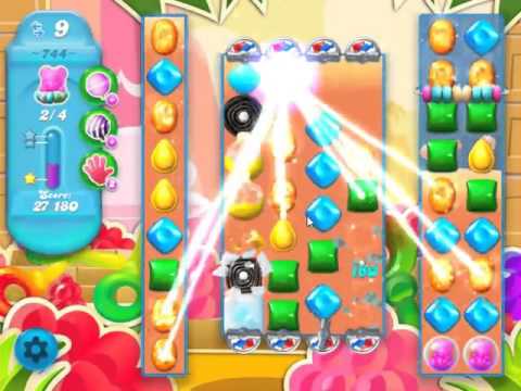 Candy Crush Soda Saga Level 744 - NO BOOSTERS