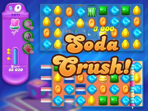 Candy Crush Soda Saga Level 2071 (3 stars, NO boosters)