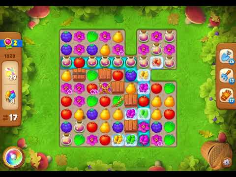 GardenScapes Level 1828 no boosters (24 moves)