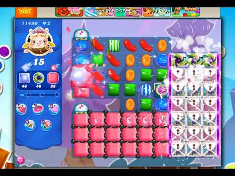 Candy Crush Saga Level 11490  NO BOOSTERS