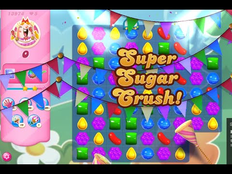 Candy Crush Saga Level 13974 (NO boosters)