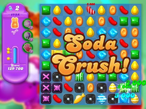 Candy Crush Soda Saga Level 1735 (3 stars, No boosters)