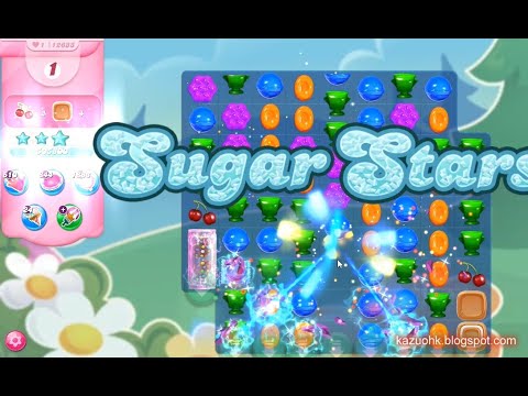 Candy Crush Saga Level 12633 (Sugar stars, No boosters, 2nd version)