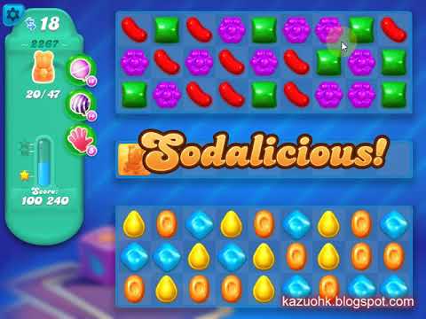 Candy Crush Soda Saga Level 2267 (3 stars, NO boosters)