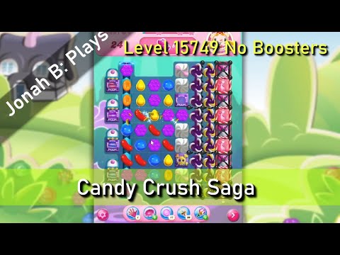 Candy Crush Saga Level 15749 No Boosters