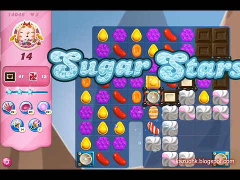 Candy Crush Saga Level 14048 (Sugar stars, Impossible without boosters)