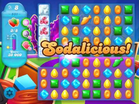 Candy Crush Soda Saga Level 551