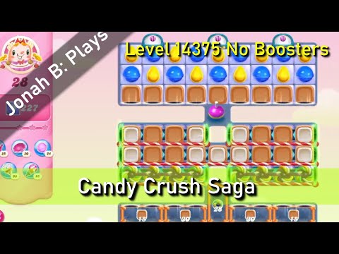 Candy Crush Saga Level 14375 No Boosters